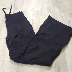 Lululemon black wide leg pants Size 2